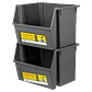 WENCO Frontal Ferretero Apilable Gris 40x45cm 34cm-Altura PP - Miniatura 5
