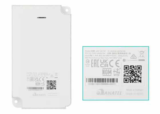 UBIQUITI 1un 3-1000-LAN 2,4/5GHz 300/867 20dBm 140x87x26mm req-PoE48V 8