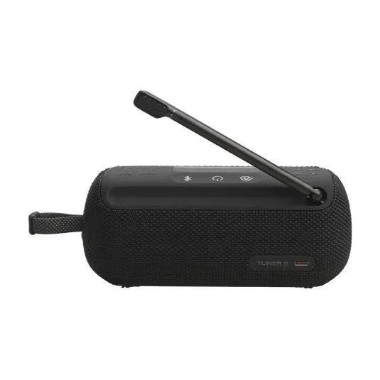 Radio portatil JBL Turner 3, DAB/DAB+/FM, 7W RMS, Pantalla LCD, Hasta 12 Horas autonomia, BT 5.3  2
