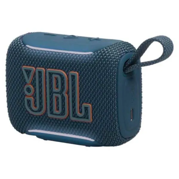 Parlante portatil JBL Go 5 Bluetooh 6.0, Hasta 10 horas, Potencia 4.8W RMS, Resistente al agua, Azul 2