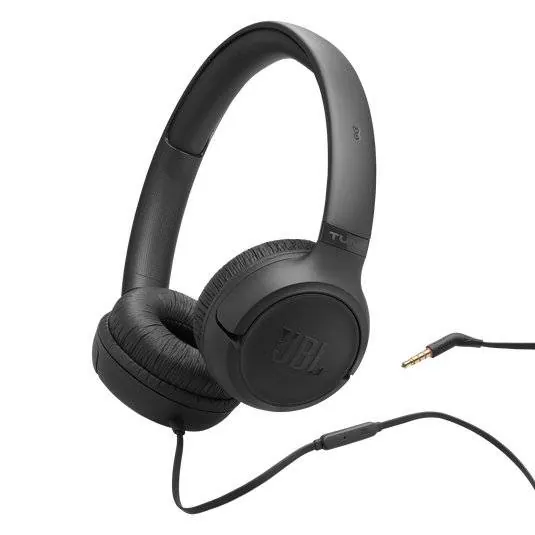 Audífonos JBL Tune 530 Alámbricos, jack 3.5mm, supraaurales, microfono, Negro 1
