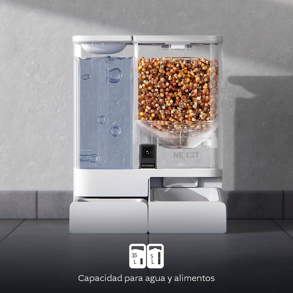 Dispensador Inteligente de alimento Nexxt Home NHA-P710, Alimento y Agua, Wi-Fi, Cámara 2K 4