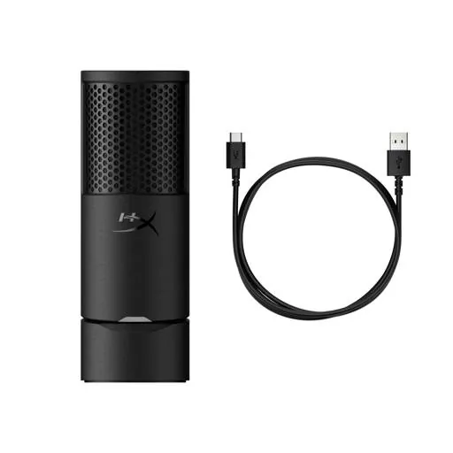 Microfono HyperX SoloCast 2, Base para escritorio, Plug & Play, Boton de silenciador, USB 7