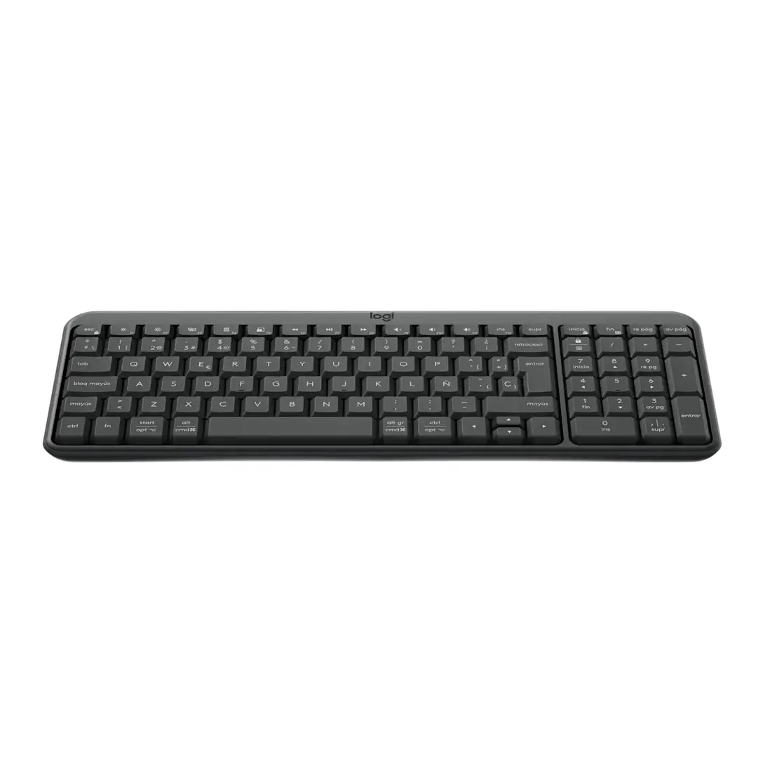 Teclado Inalámbrico Logitech K250, Bluetooth, Numérico, Pilas, Grafito 2