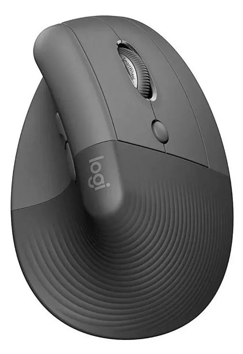 Mouse Ergonómico Logitech Lift, 6 Botones, 4000DPI, Bluetooth, Diestro, Graphite/Black 1