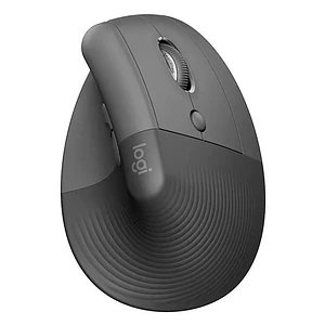 Mouse Ergonómico Logitech Lift, 6 Botones, 4000DPI, Bluetooth, Diestro, Graphite/Black