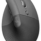 Mouse Ergonómico Logitech Lift, 6 Botones, 4000DPI, Bluetooth, Diestro, Graphite/Black - Miniatura 1