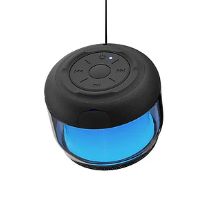 Parlante Inalámbrico Xtech Halen XTS-603, 3W RMS, Bluetooth 5.0, LED, TWS, Negro