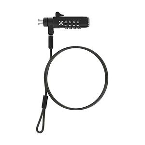 Candado de Seguridad Xtech XTA-112, Nano Lock, 4 Dígitos, Cable 2 metros