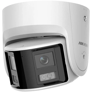 Cámara Hikvision ColorVu 4MP panorámica 180° IP67 audio alarma inteligente