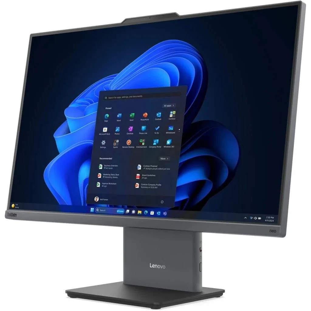 All In One Lenovo ThinkCentre Neo 50a 24 Gen 6, Intel Ultra 7 256V, 16GB DDR5, SSD 512GB, 24