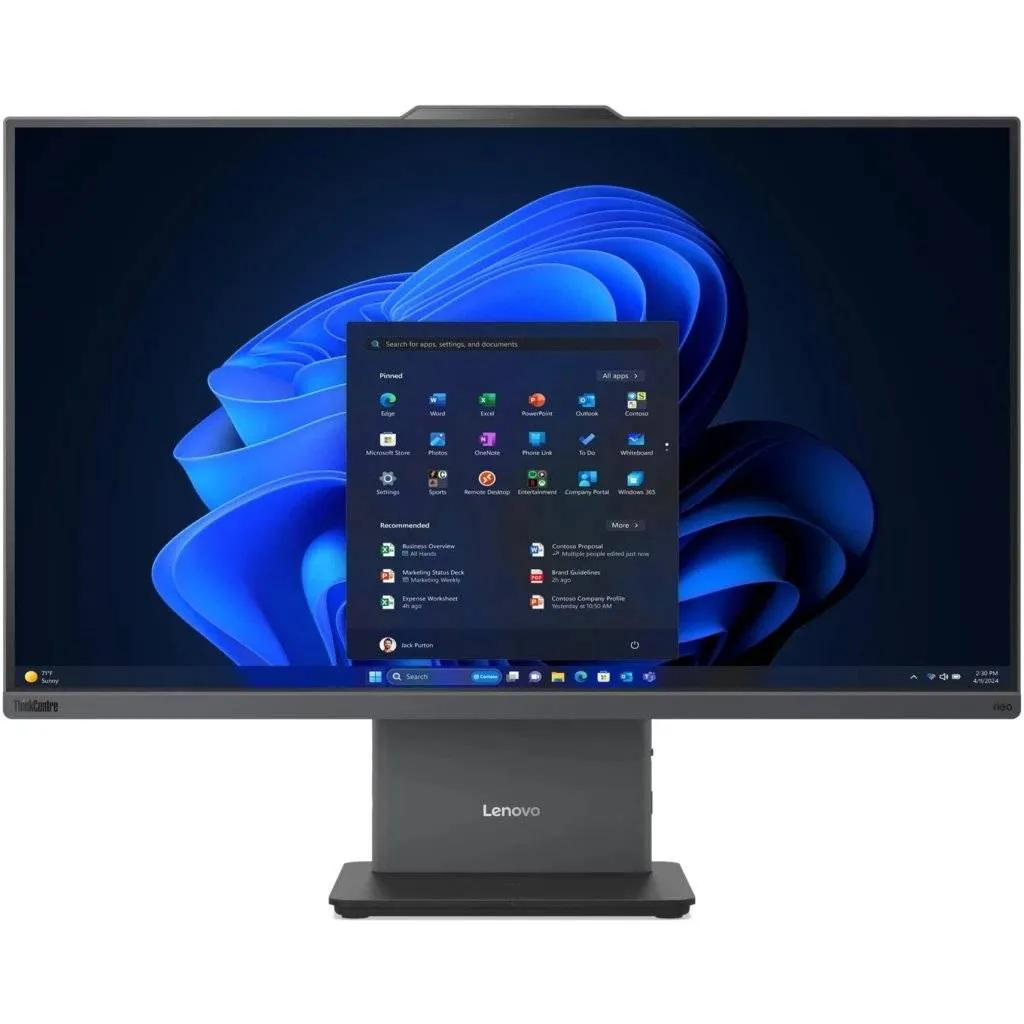 All In One Lenovo ThinkCentre Neo 50a 24 Gen 6, Intel Ultra 7 256V, 16GB DDR5, SSD 512GB, 24