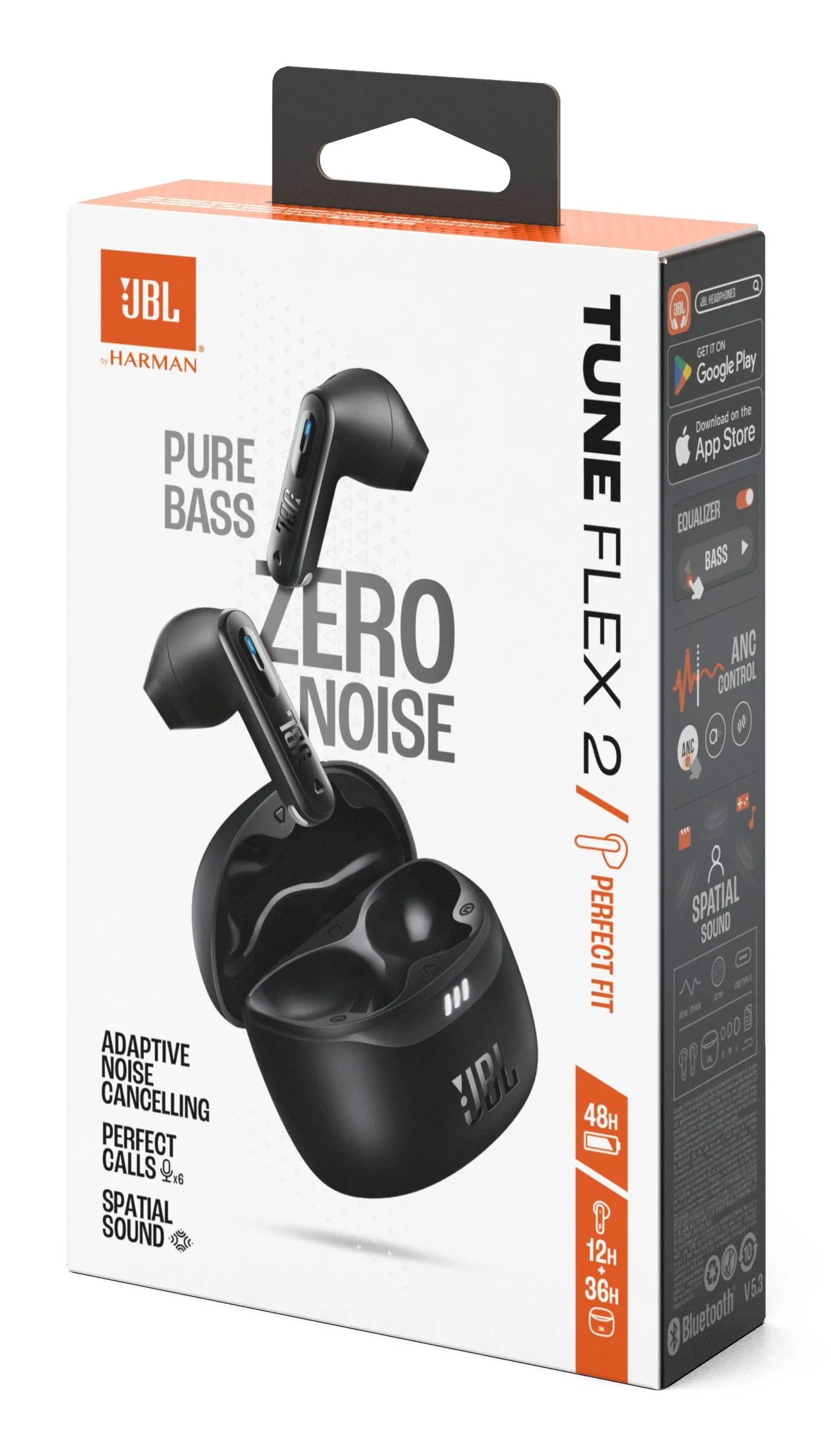 Auriculares JBL Tune Flex 2 in-ear inalámbricos – diseño abierto y sonido equilibrado (Negro) 11