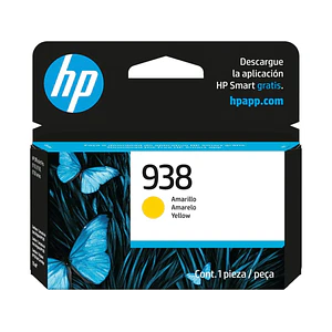 Cartucho de Tinta HP 938 4S6X7PL Original, Amarillo, Hasta 800 Páginas