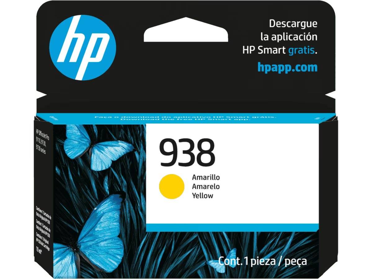 Cartucho de Tinta HP 938 4S6X7PL Original, Amarillo, Hasta 800 Páginas 2