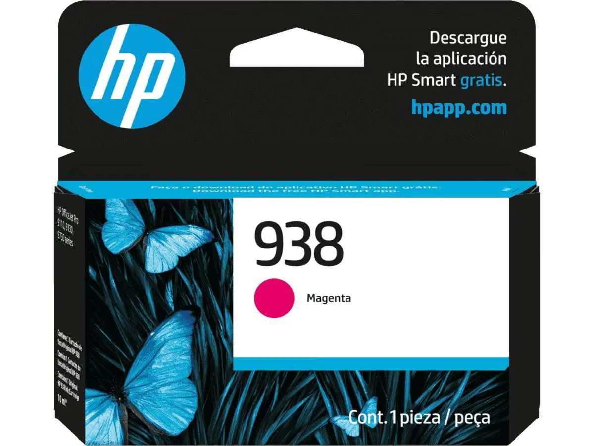 Cartucho de Tinta HP 938 4S6X6PL Original, Magenta, Hasta 800 Páginas 1