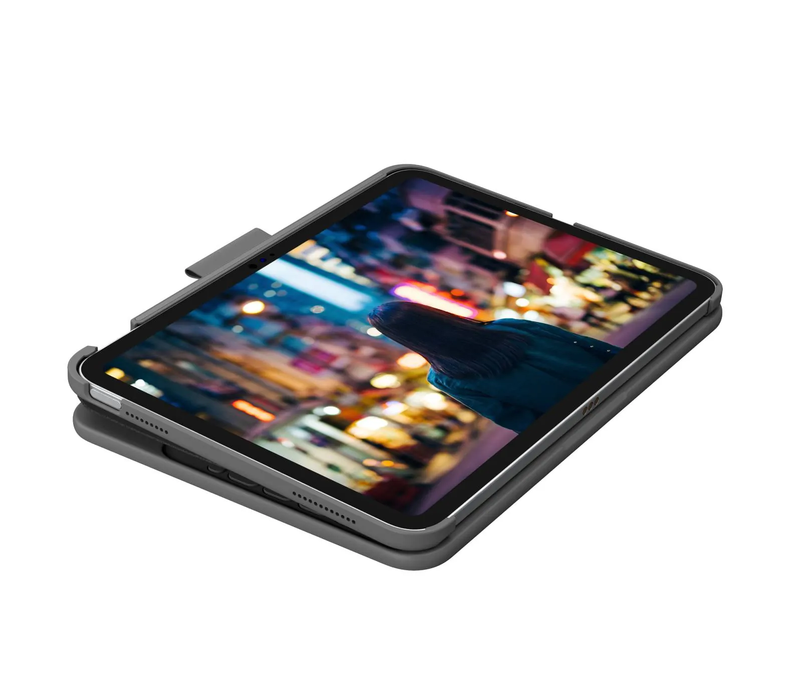 Funda con Teclado Logitech Slim Folio para iPad (10.ª generación) - Gris Oxford, Distribución Inglés 5