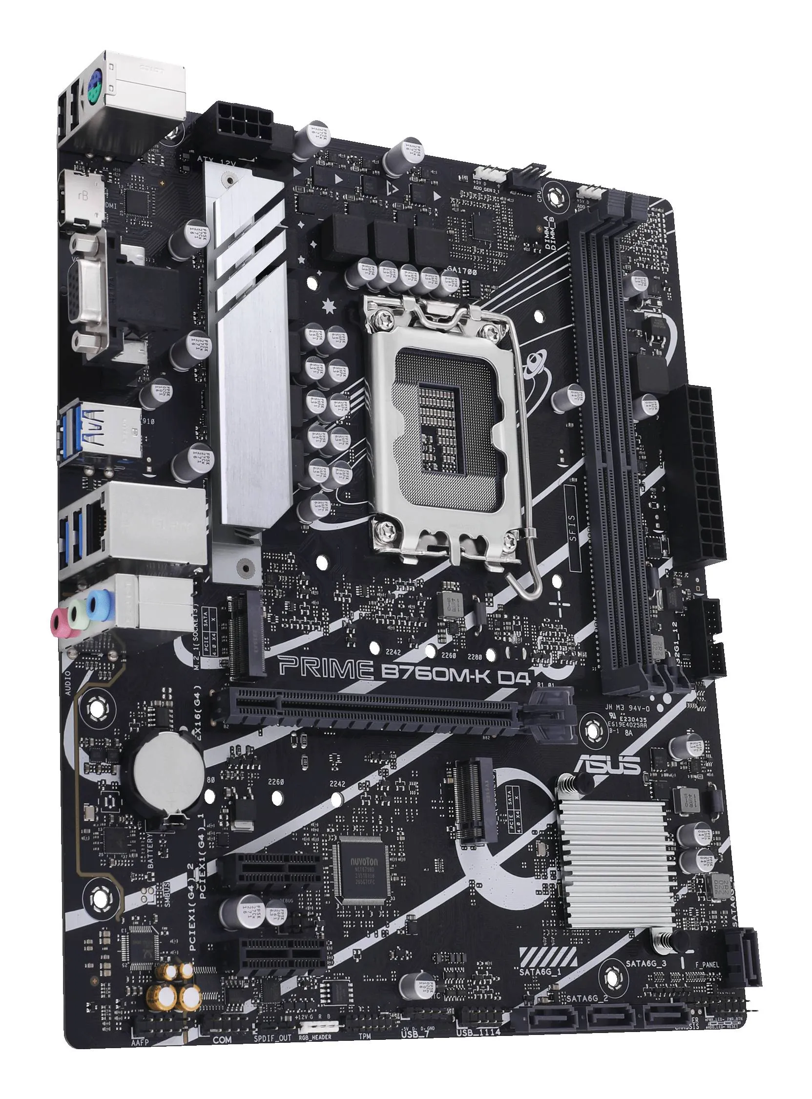 Placa Madre ASUS PRIME B760M-K D4, Socket LGA1700, 2x DDR4, 2xM.2, PCIe 4.0, Micro-ATX 4