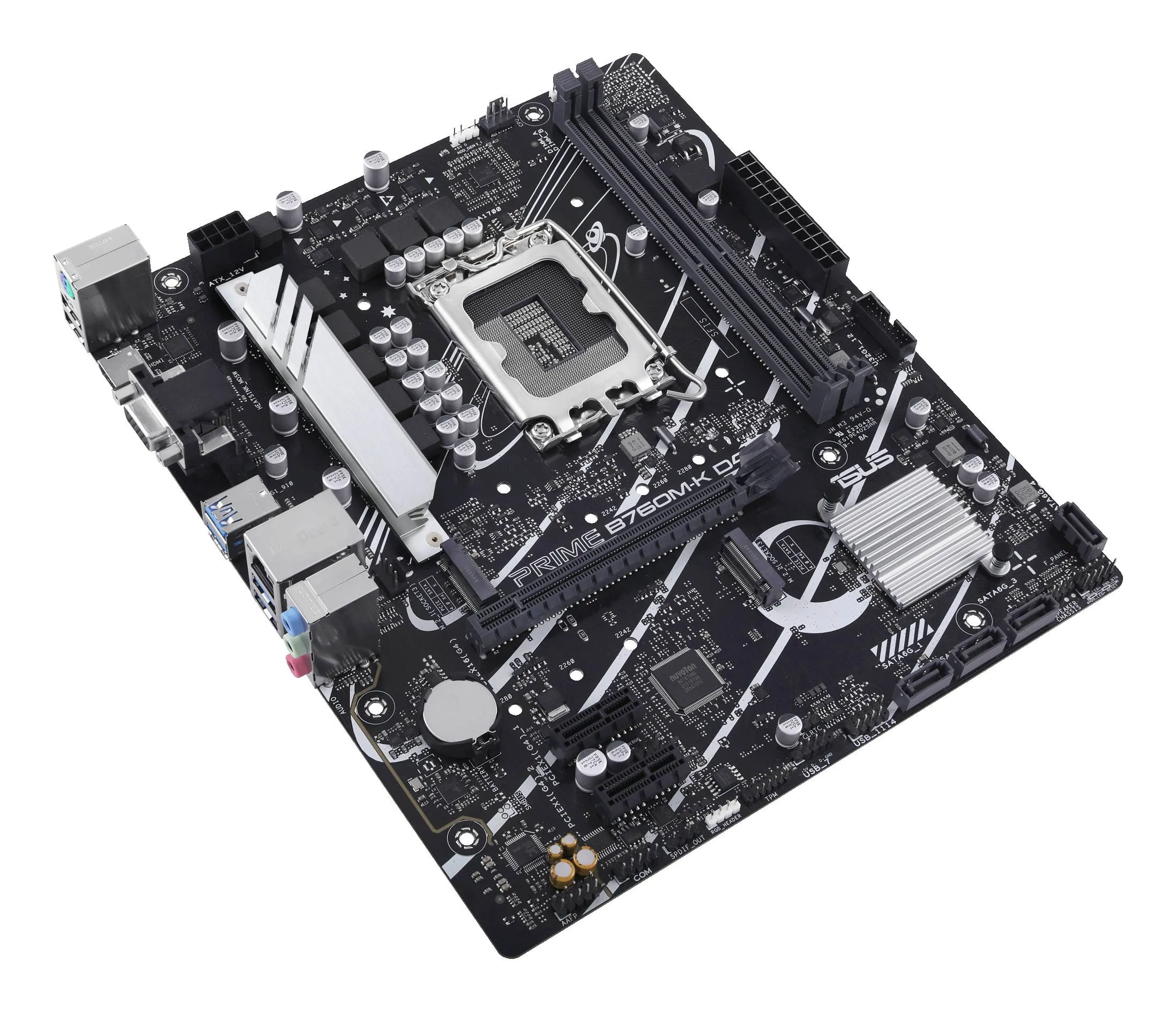 Placa Madre ASUS PRIME B760M-K D4, Socket LGA1700, 2x DDR4, 2xM.2, PCIe 4.0, Micro-ATX 6