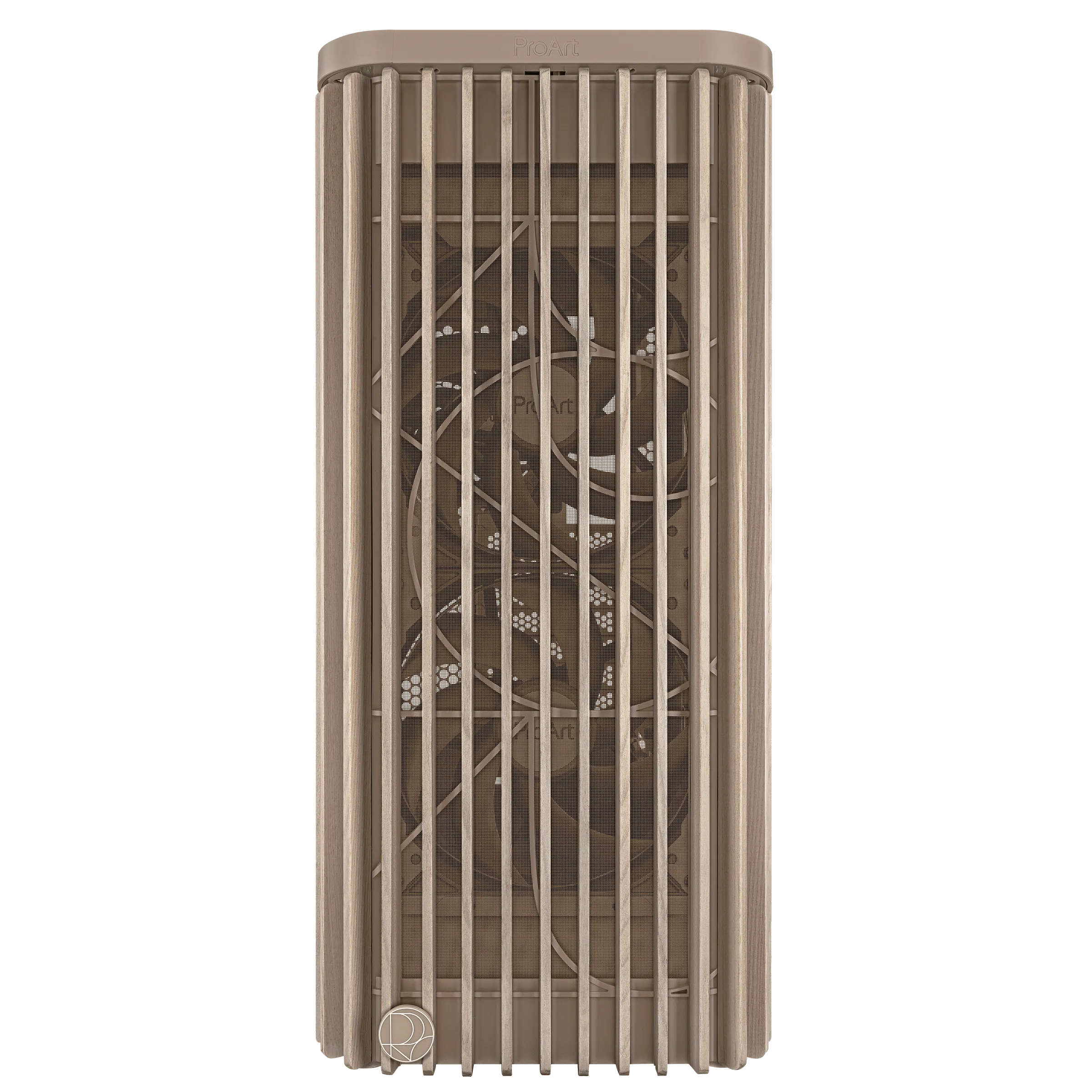 Gabinete ASUS ProArt PA401 Wood Edition Beige, Vidrio Templado, Mid Tower, Incluye 3 Ventiladores 2