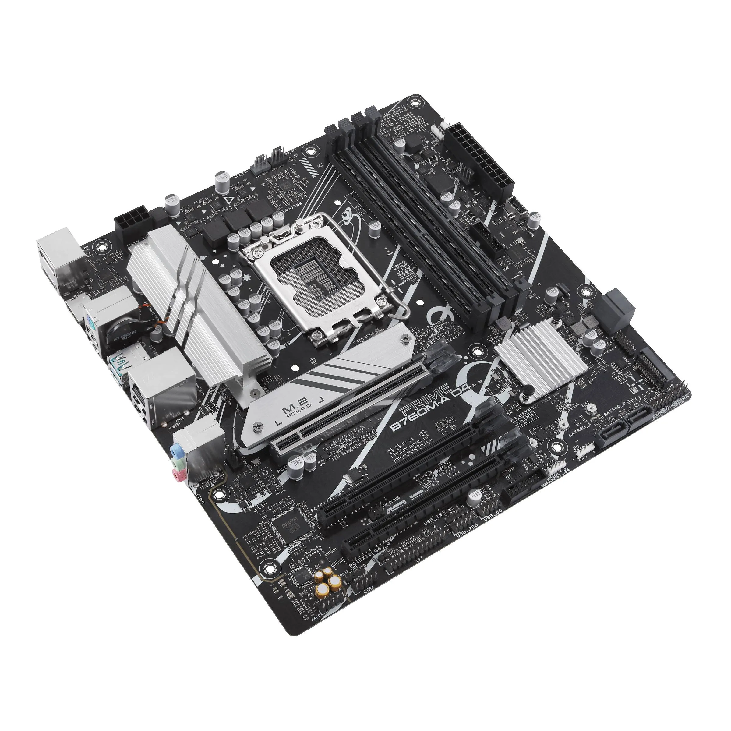 Placa Madre ASUS Prime B760M-A D4, Intel® LGA1700, 4xDIMM DDR4, DP, HDMI, 2xM.2, 4xSATA, Micro-ATX 4