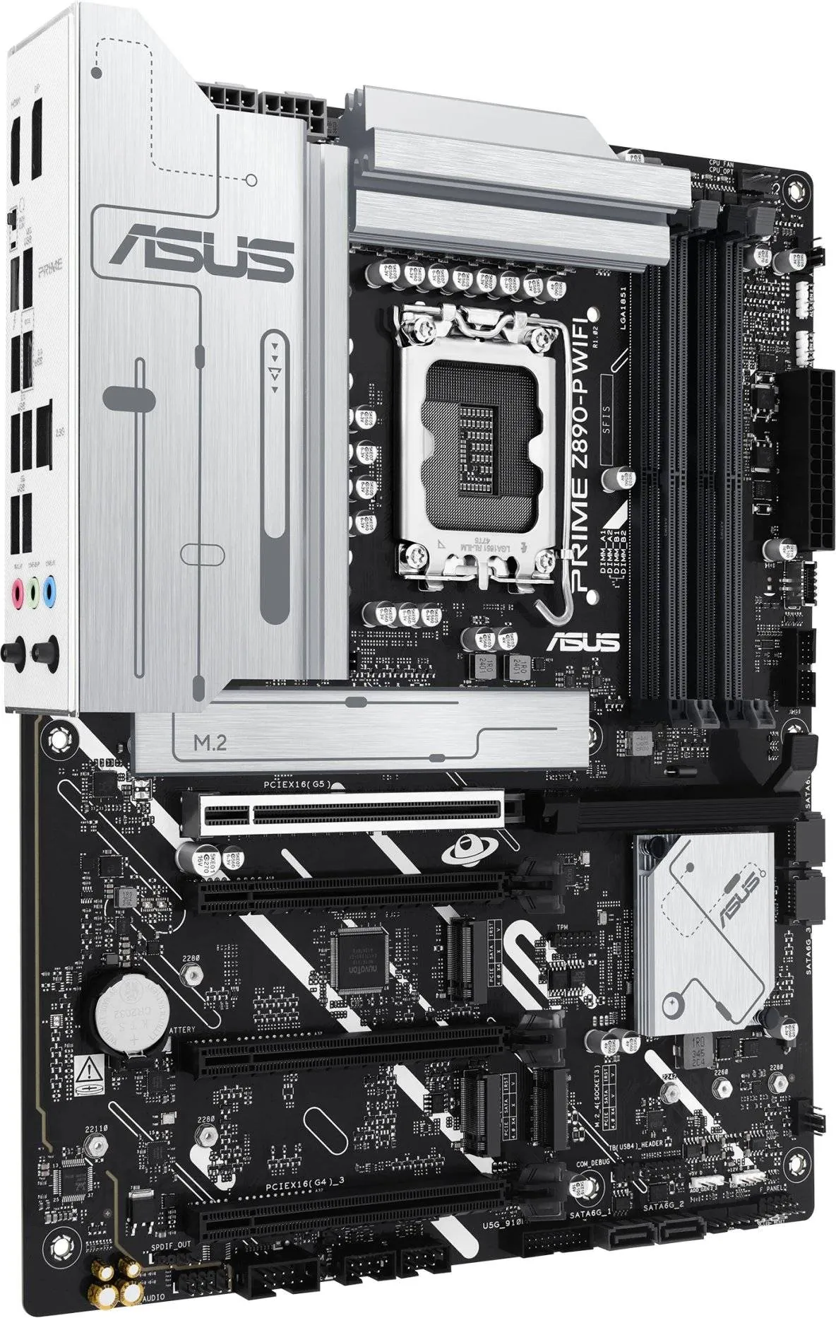 Placa Madre ASUS PRIME Z890-P WIFI, LGA1851, 4x DDR5, HDMI, DP, Thunderbolt 4, Wi-Fi7, ATX 3
