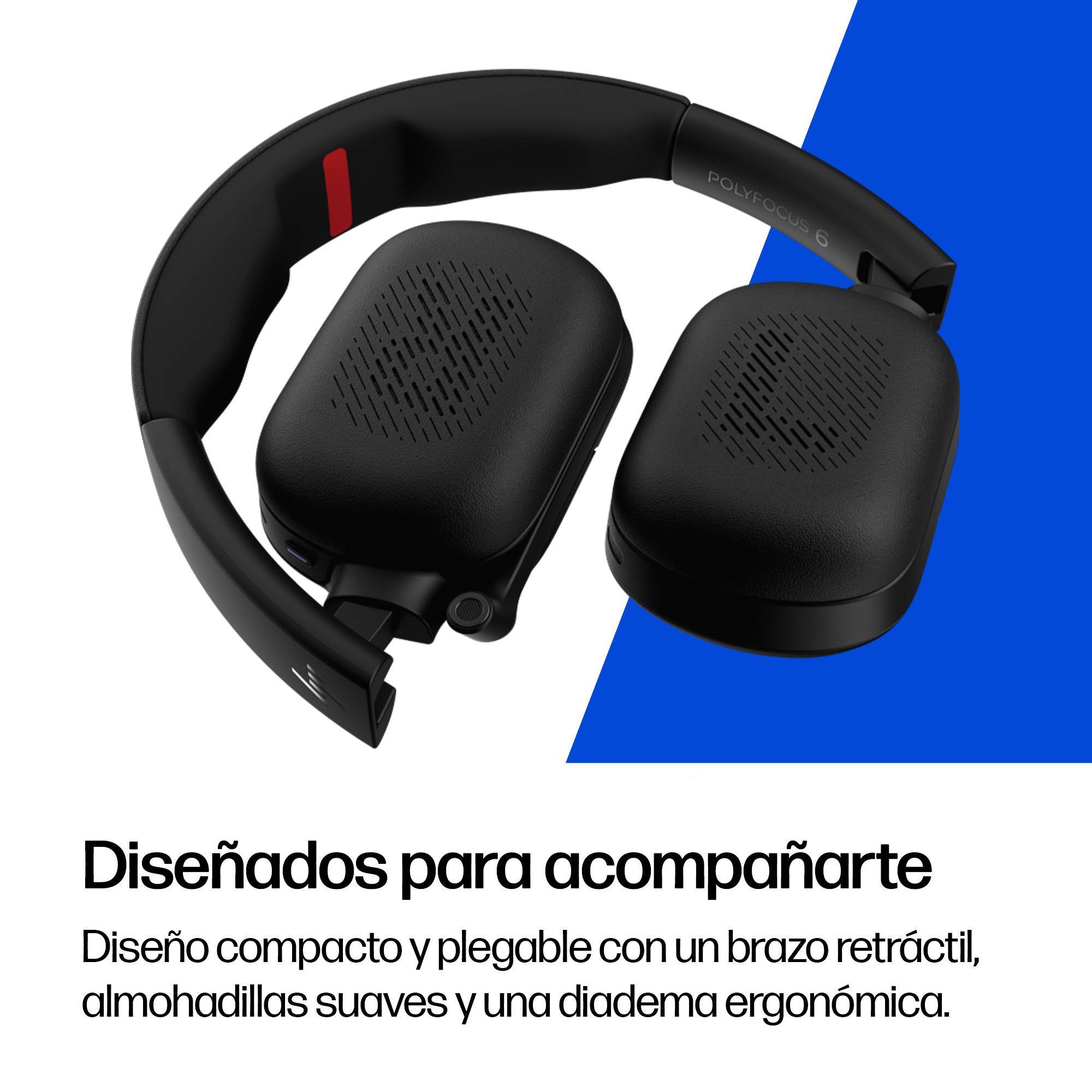 HP Poly Focus 625 Stereo Bluetooth Headset HP Poly Focus 625 11