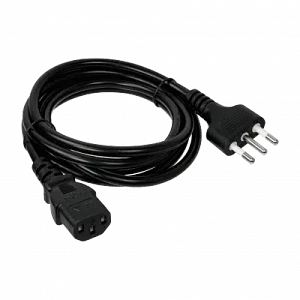 Cable de Poder Macrotel 1,8 m C13 Hembra a Chile-It Macho, Negro, 3x0,75 mm² - CIMC