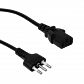 Cable de Poder Macrotel 1,8 m C13 Hembra a Chile-It Macho, Negro, 3x0,75 mm² - CIMC - Miniatura 2