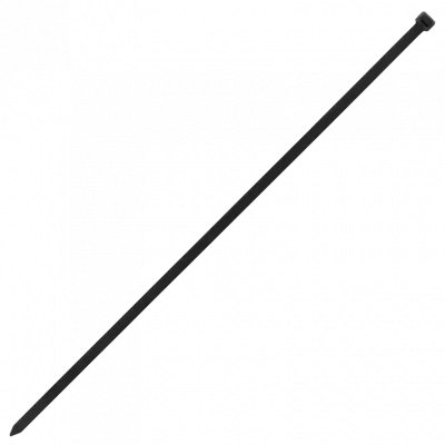 Amarra Plástica Nylon Negra 400x7,0 mm, Pack 25 Unidades - CV-74N 1