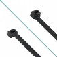 Amarra Plástica Nylon Negra 400x7,0 mm, Pack 25 Unidades - CV-74N - Miniatura 2