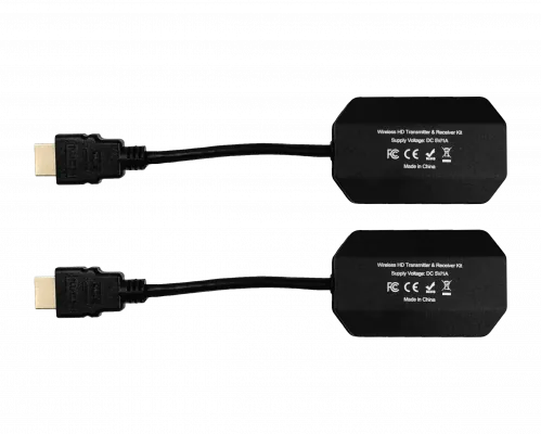 Kit Inalámbrico HDMI a HDMI 1080p 5 GHz, Alcance 30 m, Antenas Fijas - HDMI-5C 5