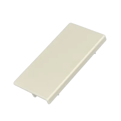 Tapa Final Recta Plana Blanca para Canaleta 100x50 mm LinkChip CCA-10050-TFR - QN1R 1