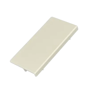 Tapa Final Recta Plana Blanca para Canaleta 100x50 mm LinkChip CCA-10050-TFR - QN1R