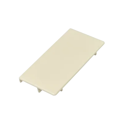 Tapa Final Recta Plana Blanca para Canaleta 100x50 mm LinkChip CCA-10050-TFR - QN1R 2
