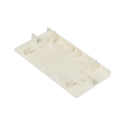 Tapa Final Recta Plana Blanca para Canaleta 100x50 mm LinkChip CCA-10050-TFR - QN1R 3