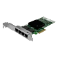 Tarjeta de Red PCIe x4 LR-LINK LREC9714HT, 4 Puertos Gigabit, Intel I350, para RouterOS - RB44GE - Miniatura 1