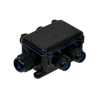 Caja de Empalme Exterior IP68 1 a 4 con Regleta, 4 PG9 y 1 PG18.5 (CNP723-5T) - REG5X68 2