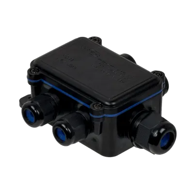 Caja de Empalme Exterior IP68 1 a 4 con Regleta, 4 PG9 y 1 PG18.5 (CNP723-5T) - REG5X68 3