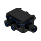 Caja de Empalme Exterior IP68 1 a 4 con Regleta, 4 PG9 y 1 PG18.5 (CNP723-5T) - REG5X68 - Miniatura 3