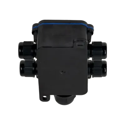 Caja de Empalme Exterior IP68 1 a 4 con Regleta, 4 PG9 y 1 PG18.5 (CNP723-5T) - REG5X68 4