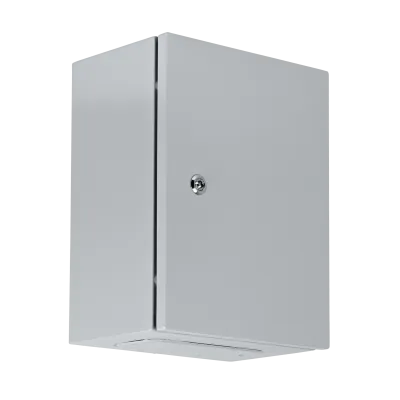 Caja Metálica 400x300x200 mm IP65 Gris, 1 Chapa con Llave - SA7525 3