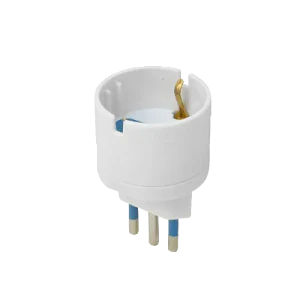 Adaptador de Enchufe Alemán (Schuko) - Chileno 10A con Tierra - ADAPTASCHUKO