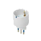 Adaptador de Enchufe Alemán (Schuko) - Chileno 10A con Tierra - ADAPTASCHUKO - Miniatura 1