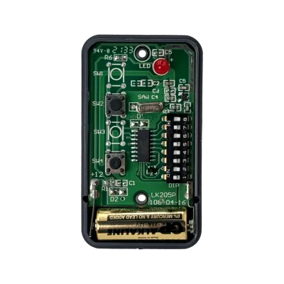 Control Remoto Garrison LK205P, 2 Canales, 8 Bits, Alcance 30 m, incluye Batería 23A - CONTROL-2 4