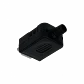 Conector DB9 Macho Volante con Tapa y Bornera Atornillable - DGB9M - Miniatura 2