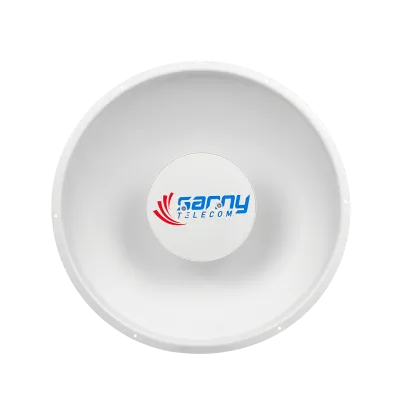 Antena Dish SANNY 4,9-6,5 GHz 23 dBi, 2x2 Doble Polarización Slant 45°, 2 N-Hembra - DISH-6G23 3