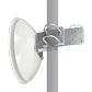 Antena Dish SANNY 4,9-6,5 GHz 23 dBi, 2x2 Doble Polarización Slant 45°, 2 N-Hembra - DISH-6G23 - Miniatura 5