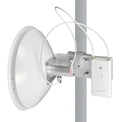 Antena Dish SANNY 4,9-6,5 GHz 23 dBi, 2x2 Doble Polarización Slant 45°, 2 N-Hembra - DISH-6G23 6
