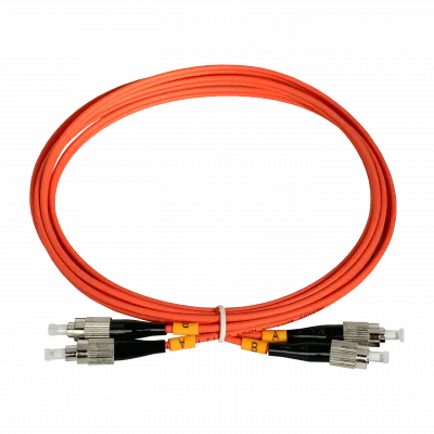 Jumper de Fibra Óptica FC-FC Multimodo OM1 62,5/125 Dúplex, 2 m, LSZH - JFMFF2 2